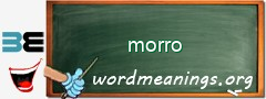 WordMeaning blackboard for morro